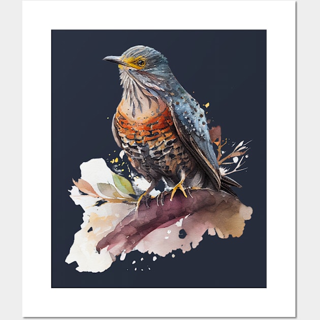 Cuckoo Bird On A Tree Wall Art by CreativeDesignsx